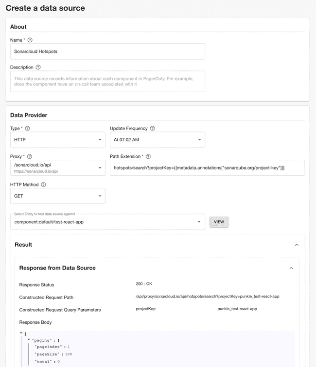 Edit Hotspots Data Source